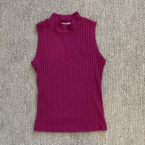 Michael Stars Violet Tank in Fuchsia